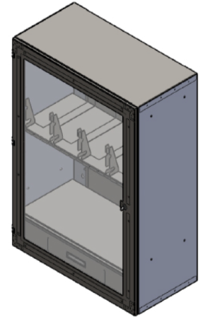 Gabinete de pared de 29 UR, 17 plg fondo CP (NCS-WRE-29-17CP )