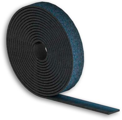 Rollo de velcro de 22.86 metros color negro (NCS-VEL-RL-BK)