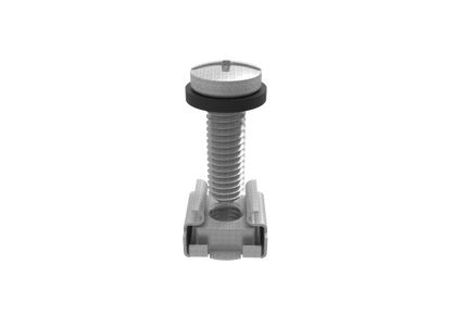 Tuerca enjaulada para gabinetes JL cal. 14, con tornillo M6 y rondana (50 Pzs)(NCS-CN2-50)